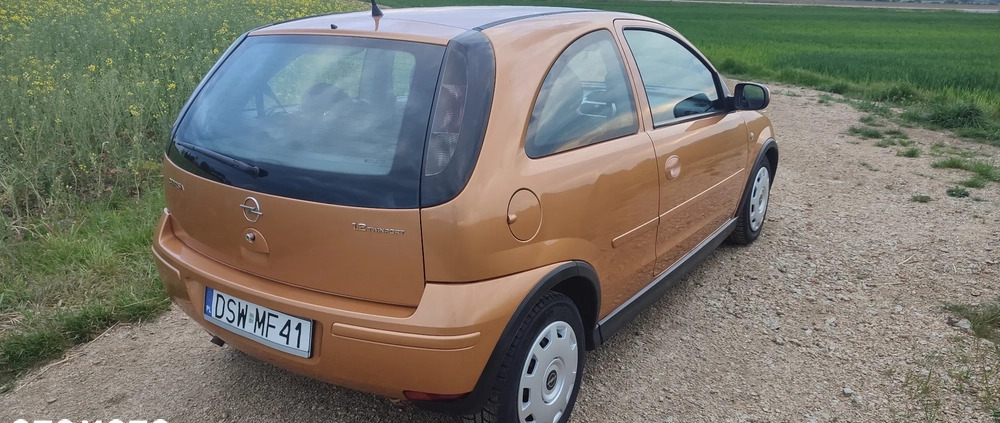 Opel Corsa cena 6400 przebieg: 207808, rok produkcji 2005 z Strzegom małe 781